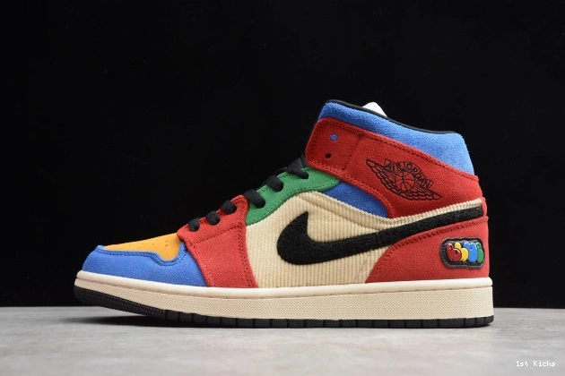 Jordan CU2805- Trendy Air Mid 1 SE Blue 889 Fearless the Great 0101